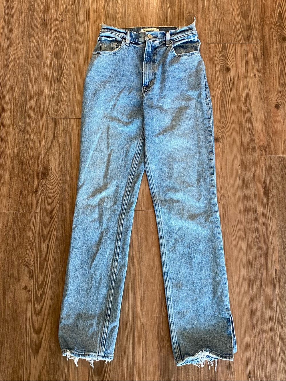 Abercrombie & Fitch 90s Straight Ultra High Rise Curve Love Jeans